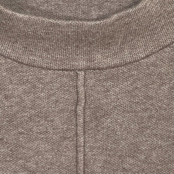 Rachel Zoe Oatmeal Beige Mock Neck Hi-Low 3/4 Sleeve Sweater M Neutral Basic - Picture 10 of 13